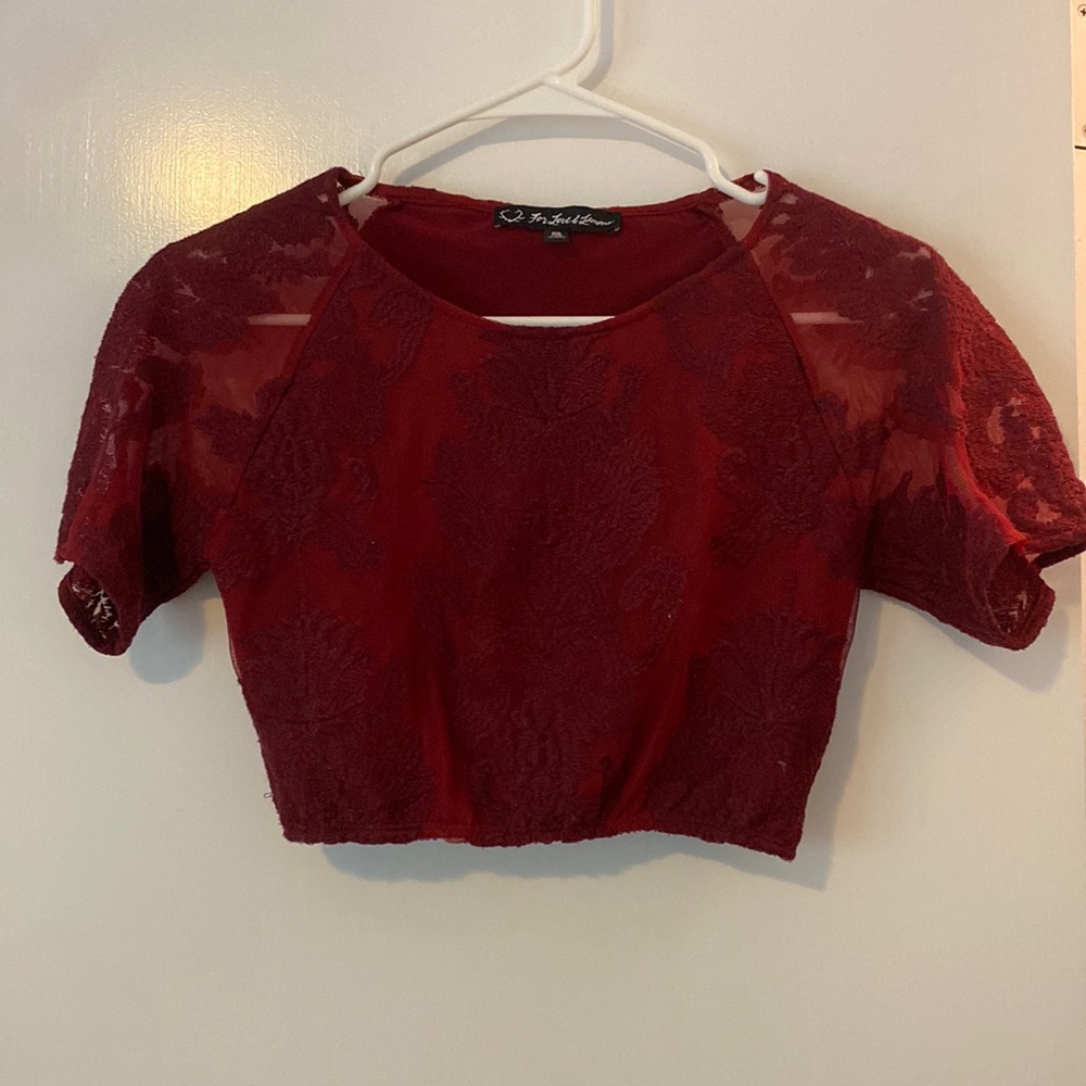 FOR LOVE AND LEMONS RED TOP